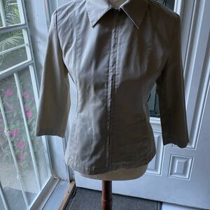 Women's Beige Jacket. Size: medium